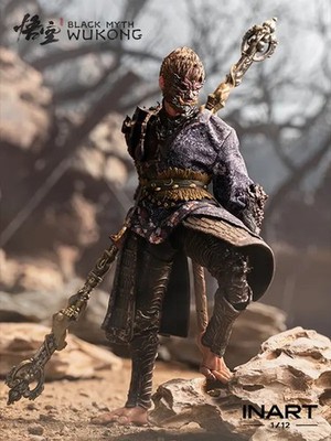 Inart 1/12 SCALE Black Myth: Wukong The Destined One Bronze Set