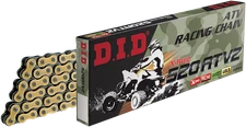 D.I.D. D18520ATV2104 520 ATV2 X-Ring Chain 104 Gold