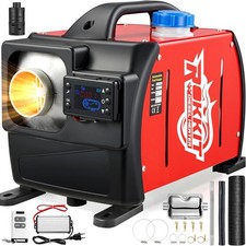  2025 Version Diesel Heater 8KW, 110V/12V All-in-One Portable Diesel Air Parking