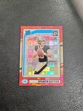 2024 Panini Donruss Rated Rookie Spencer Rattler #359 Optic Red Pandora Prizm 