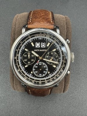Jack Mason Watch - Avigator Multi-Scale JM-A602-001 Black Dial