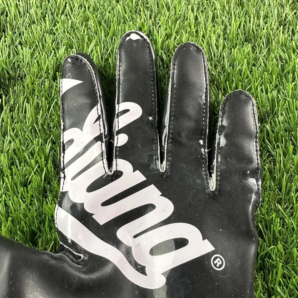 阿迪达斯印第安纳印第安纳州印第安纳州软垫黑色脚本 XXL IU 球队发行的足球手套 — 第 2/4 张图片