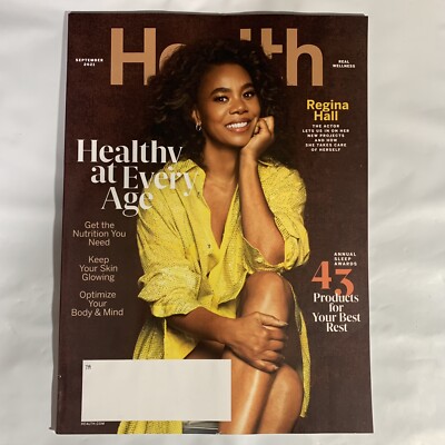 Health Magazine September 2021 Regina Hall Healthy At Every Age Nutrition Skin 