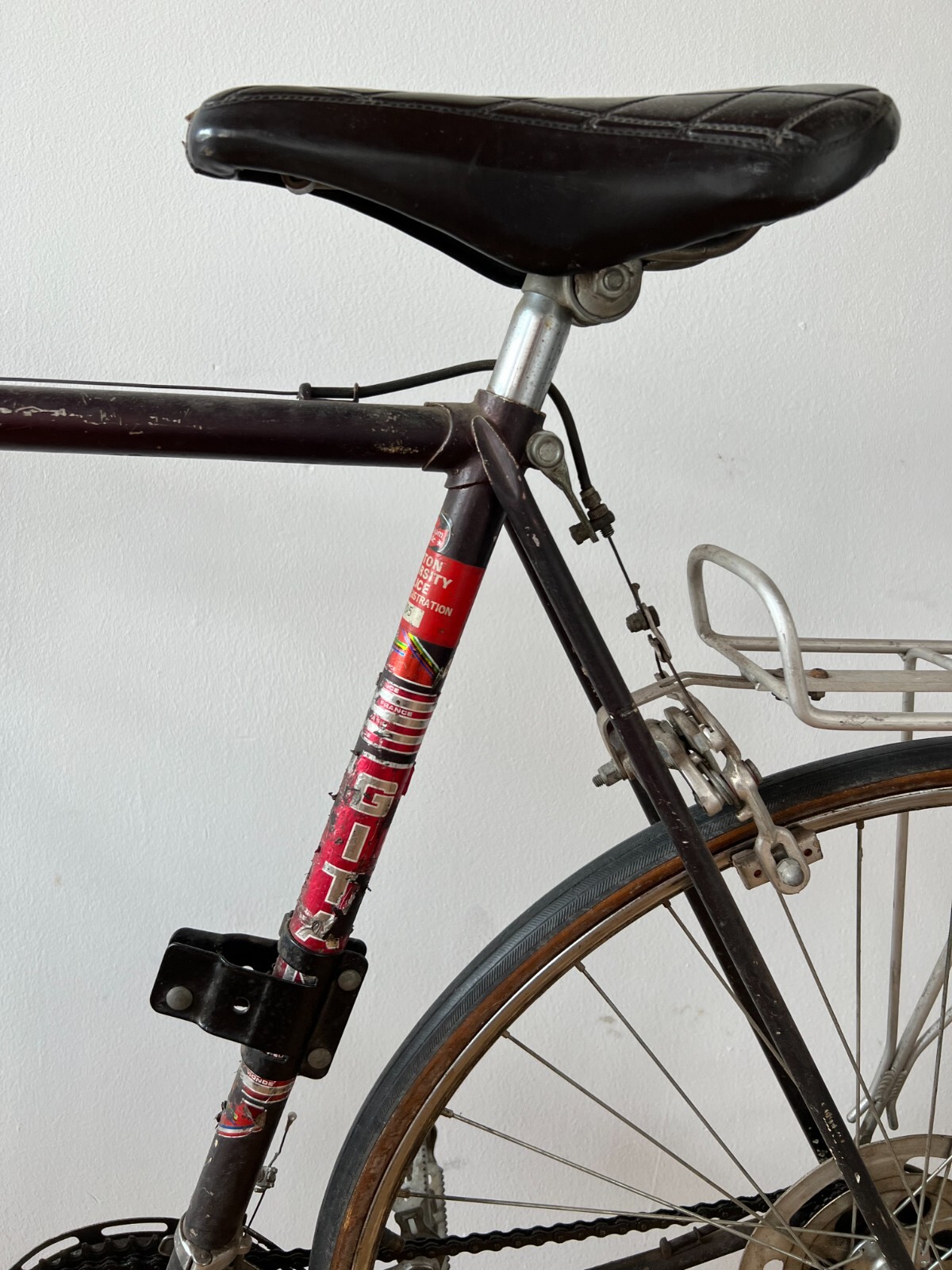 Cadre Vélo De Route Gitane Grand Sport Deluxe 1965 - Taille 62 Cm XL - Acier - Ensemble Complet Occasion