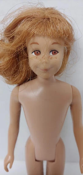 VINTAGE Mattel NUDE SCOOTER Barbie STRAIGHT LEGS DOLL 1960 S Brown