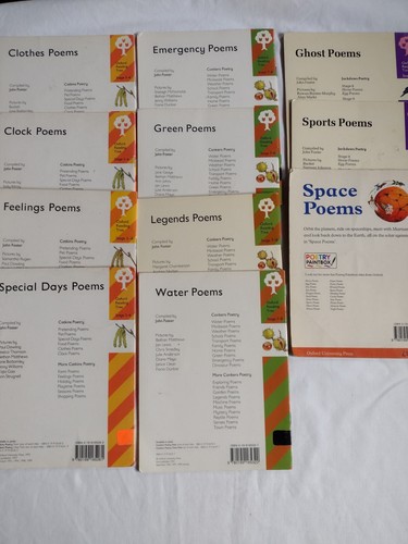 11 x Oxford Reading Tree stages 5-8 + 11 set poetry books John Foster Space poem - Picture 2 of 4