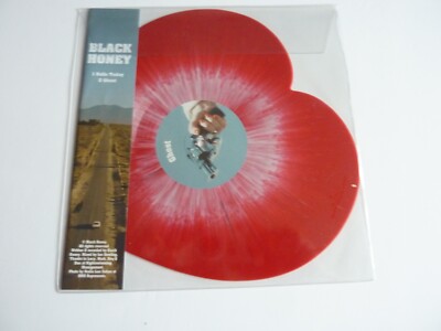 BLACK HONEY HELLO TODAY/GHOST  HEART SHAPED RED VINYL 10'' NEW SEALED