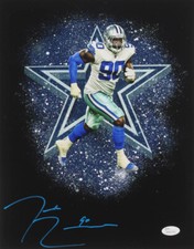 Demarcus Lawrence Signed Dallas Cowboys 11x14 Photo (JSA COA)