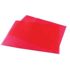 Image of Red Cut Flush Folders (Pack of 100) WX01485
