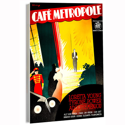 1937 Cafe Metropole Pre 1945 Movie Poster or Canvas Art Print