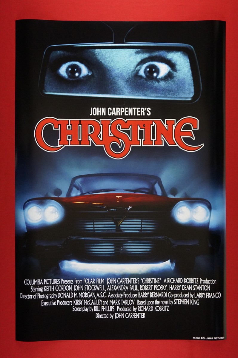 額装済/Car Lift Connecticut（クリス プライタス）/ポスター Christine John Carpenter Classic Promotional Movie Picture Poster