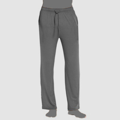$28 Galaxy By Harvic Men's Gray Drawstring Stretch Pajama Pant Sleepwear Size L