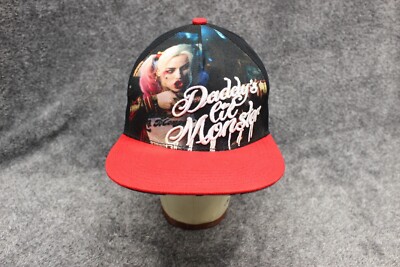 Suicide Squad Harley Quinn Daddy's Lil Monster snapback hat cap sz OSFM