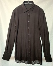 73-2 Dolce & Gabbana Silk Dress Shirt Size 40 women D&G Japanese Sellers