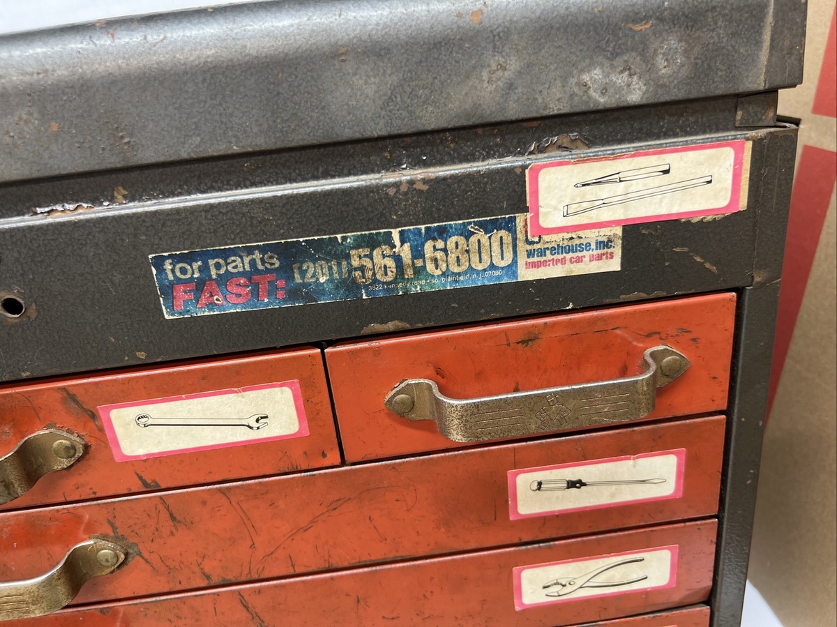 Vintage Remline USA Top Tool Chest Box Mechanics Toolbox Vintage Remline USA Top Tool Chest Box Mechanics Toolbox
