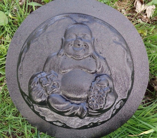 Buddha Stepping Stone Mold Plaster Concrete Casting Mould for sale online eBay