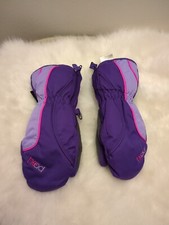 girls HEAD brand purple GLOVES zipper on/off size SMALL non slip SUPER CONDITION