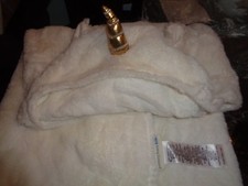Pottery Barn Kids nursery fur critter unicorn bath wrap mono Viviana New