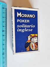 Cartes À Jouer Modiano Poker Solitaire Anglais Vintage Playing Cards Neuf