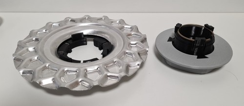 4x BMW e30 Coprimozzo Ruota Centrale in alluminio BBS Style 5 15" 4x100 - 4 pz - Foto 6 di 7