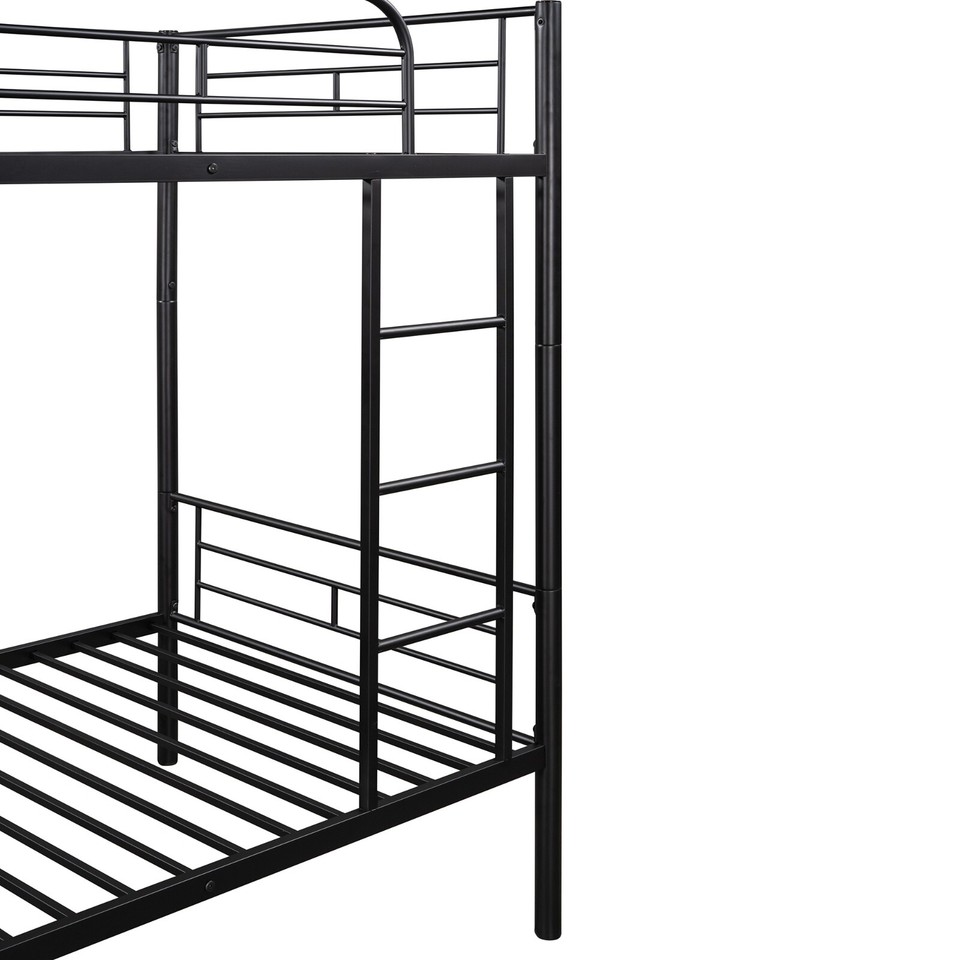 Twin Over Twin Metal Bunk Bed (Black) ( old sku MF189201BAA ) eBay
