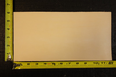 12'' x 6'' Vegetable Tanned Cowhide 2 to 3 oz. Tooling Leather Piece 1st. Qlty