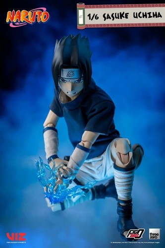 ThreeZero FigZero 1/6 Naruto Kid Sasuke Uchiha Scale Action Figure IN STOCK - Picture 7 of 8