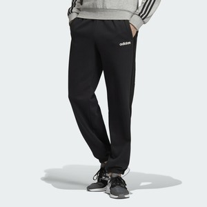 adidas essential 3 stripe fleece pants mens