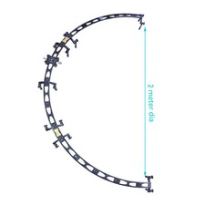 Half Circle Camera Track Curve viodeo Slider 1meter radius Load 15kg Shootvilla