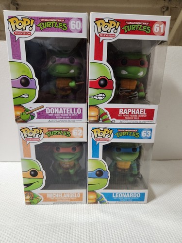 4 Figurines Bitty Pop! Les Tortues Ninja Donatello N° 60 65 507 Funko