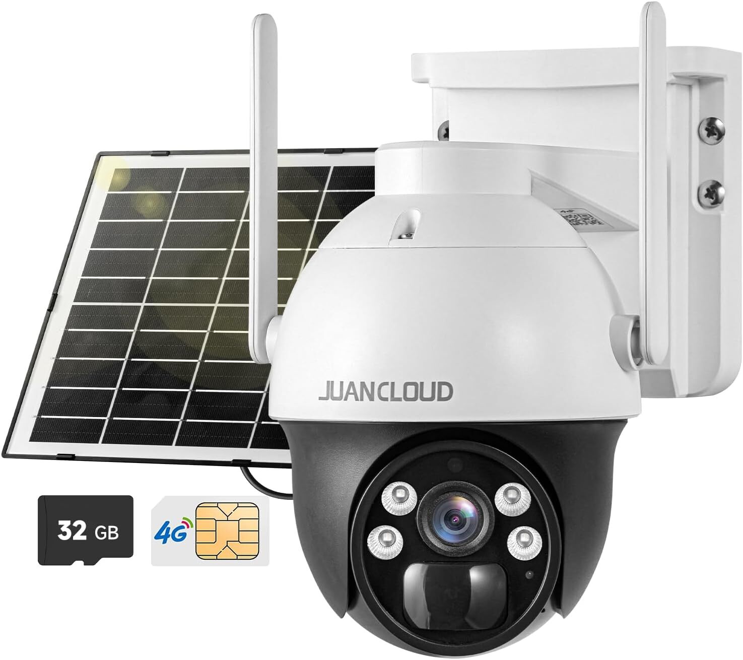 4G LTE Cellular Solar Security Camera Wireless Outdoor with CAM