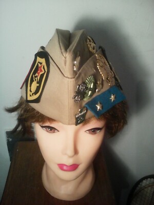 BEL CAPPELLO BUSTINA MILITARE ESERCITO RUSSO SOVIETICO