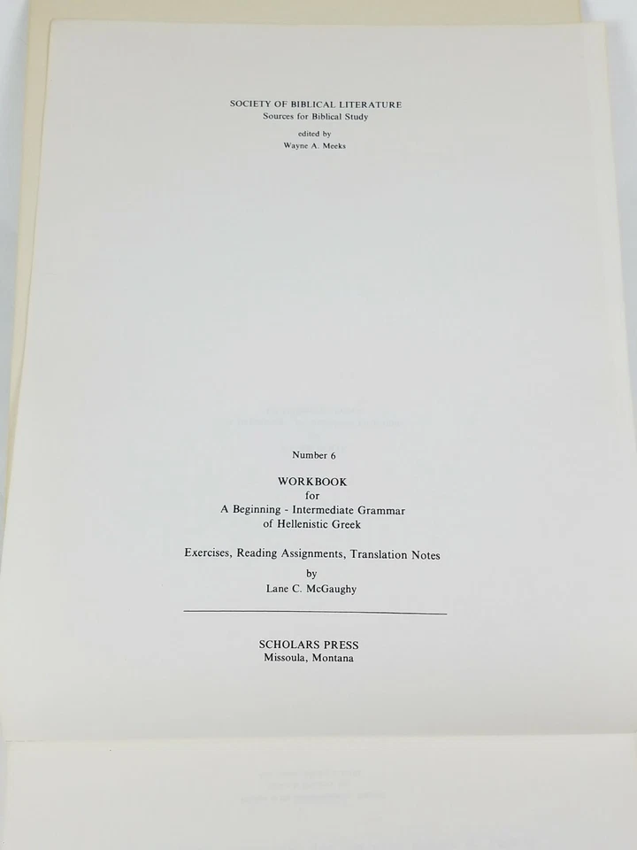 Workbook for Beginning-intermediate grammar of Hellenistic Greek - Image 4 of 4