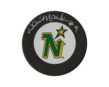 Dennis Maruk Autographed Minnesota North Stars Vintage Autograph Model Puck