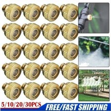 Lot Brass Misting Nozzles Water Mister Sprinkle For Cooling System 0.012" 10/24