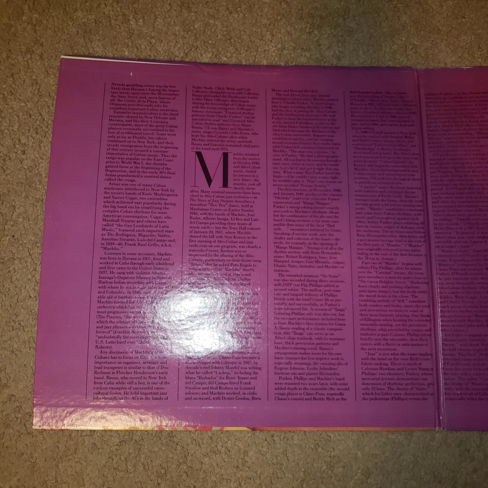 MACHITO O’FARRILL CHARLIE PARKER DIZZY GILLESPIE AFRO-CUBAN JAZZ VERVE '77 2 lp! Foto 3 de 4