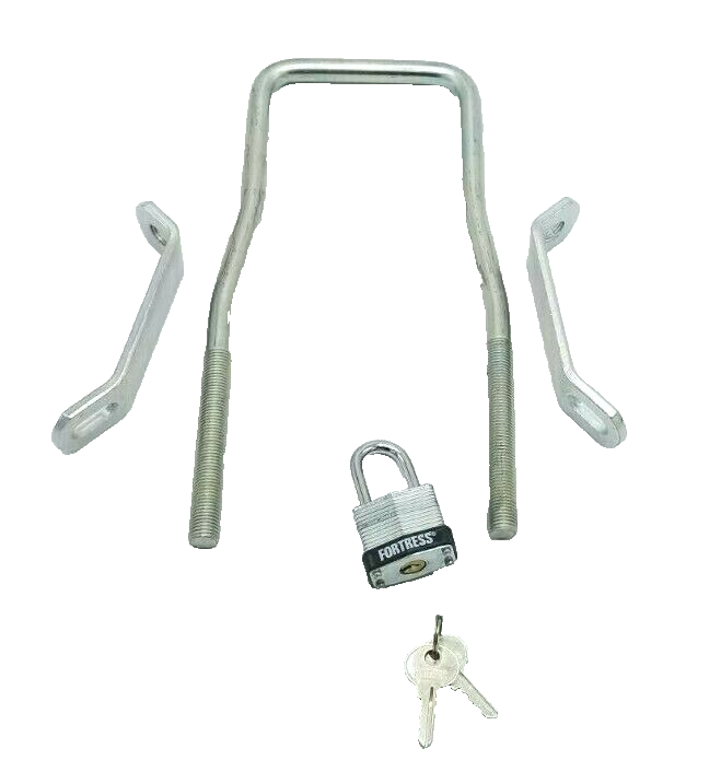 VEVOR U-Bolt Spare Tire Carrier Spare Tire Holder Bracket Trailer Kit Fit Most 4 & 5 Lugs Wheels On 4 In.-5 In. Bolt Patterns BTCFJXU150LBSG8L9V0 - The Home Depot - Foto 1