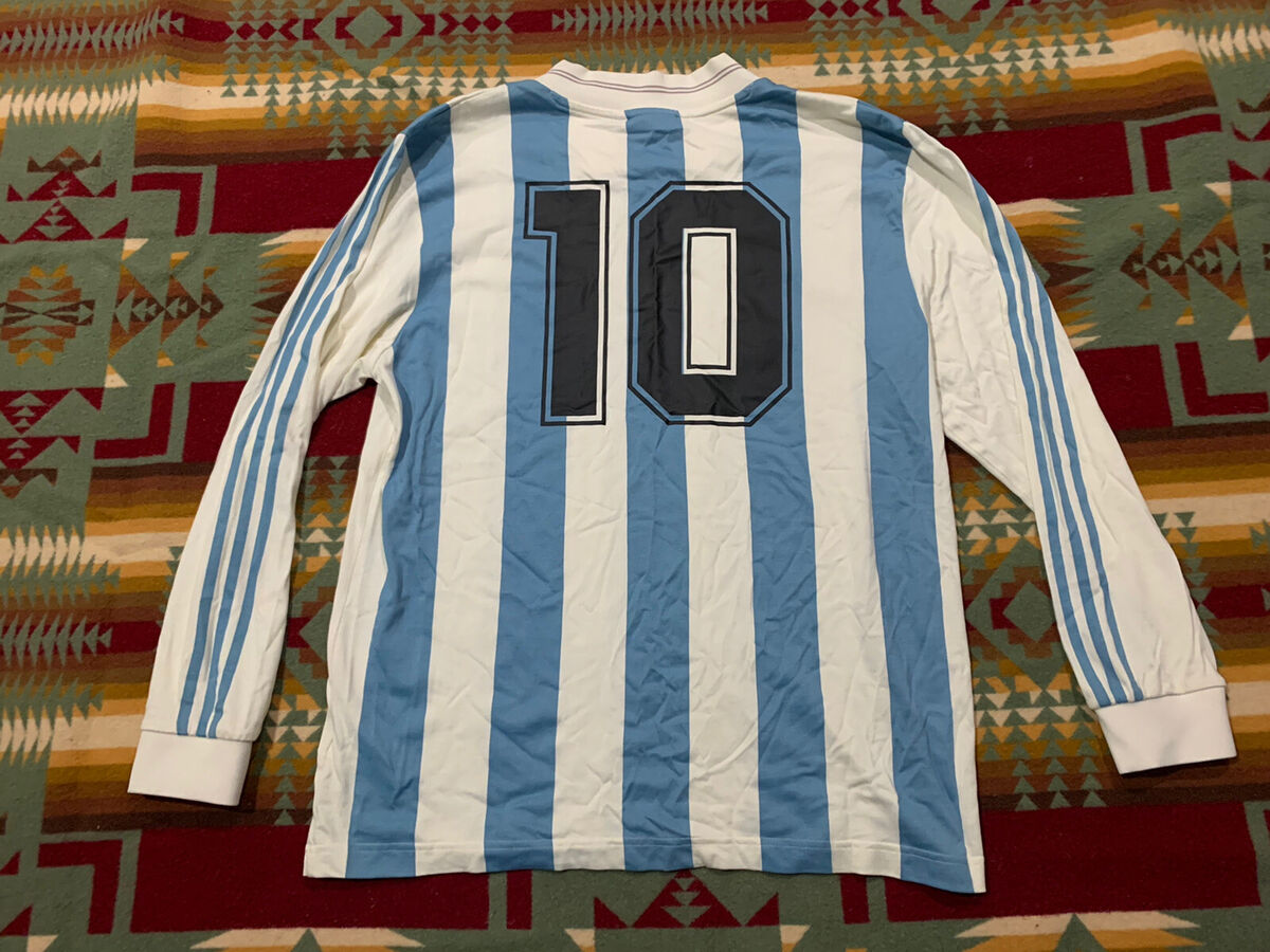 RARE🔥 Adidas Diego Armando Maradona Long Sleeve Jersey #10 RARE🔥 Adidas Diego Armando Maradona Long Sleeve Jersey #10