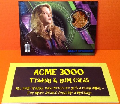 Topps Doctor Who Timeless 2016 Sally Sparrow Kostüm Relikt Blau Parallel 69/99