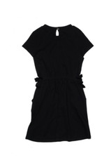 Habitual Girl Girls Black Short Sleeve Dress Size 16