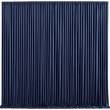 10ft x 10ft Navy Blue Backdrop Curtain Wrinkle Free Drapes for Party Wedding