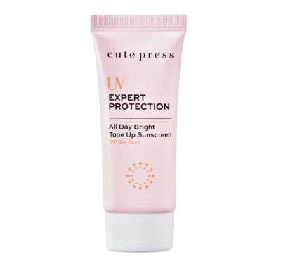 Cute Press UV Expert Protection All Day Bright Tone Up Sunscreen SPF50+PA++ 30G.