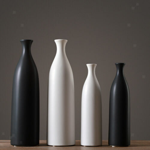 Vase Venini Opalino Nero En Verre De Murano Soufflé à La Main, Hauteur 36 Cm, Neuf