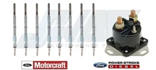 Genuine OEM Ford Motorcraft Glow Plugs & Glow Plug Relay For 94.5-03 Ford 7.3L