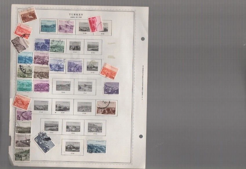 Turkey  Turquie  stamps  mh used   200  stamps   (mb26 - Image 4 of 4