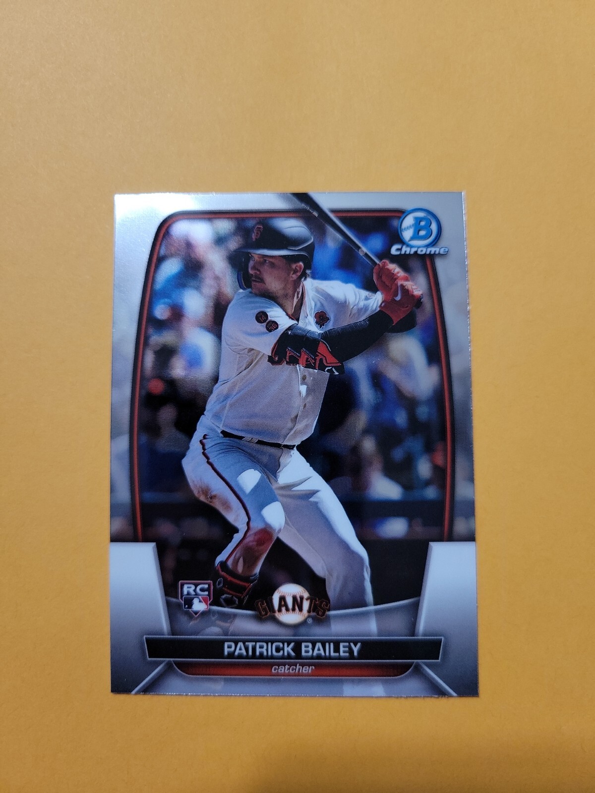 2023 Bowman Chrome PATRICK BAILEY RC rookie card #60 San Francisco Giants
