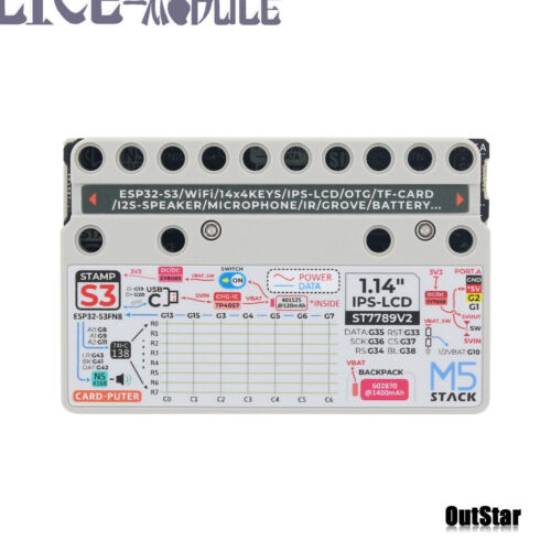 Microcontrollore M5stack Cardputer StampS3 56 pulsanti scheda tastiera programmabile - Foto 3 di 7