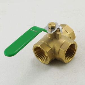 3/4" 1" BSP Female Brass Ball Valve Locking With Key For Water Gas Oil