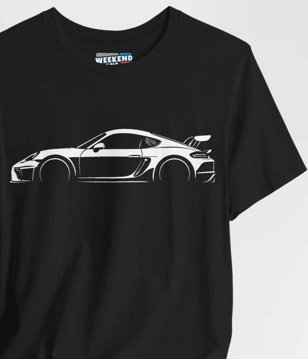 718 Porsche Cayman  GT4 RS Silhouette Shirt : 982 GT4RS Coupe 2022 - 2025