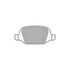 DELPHI LP1685 Brake Pad Set Rear Fits Alfa Romeo 147 1.9 JTDM 8V 1.9 JTDM 16V